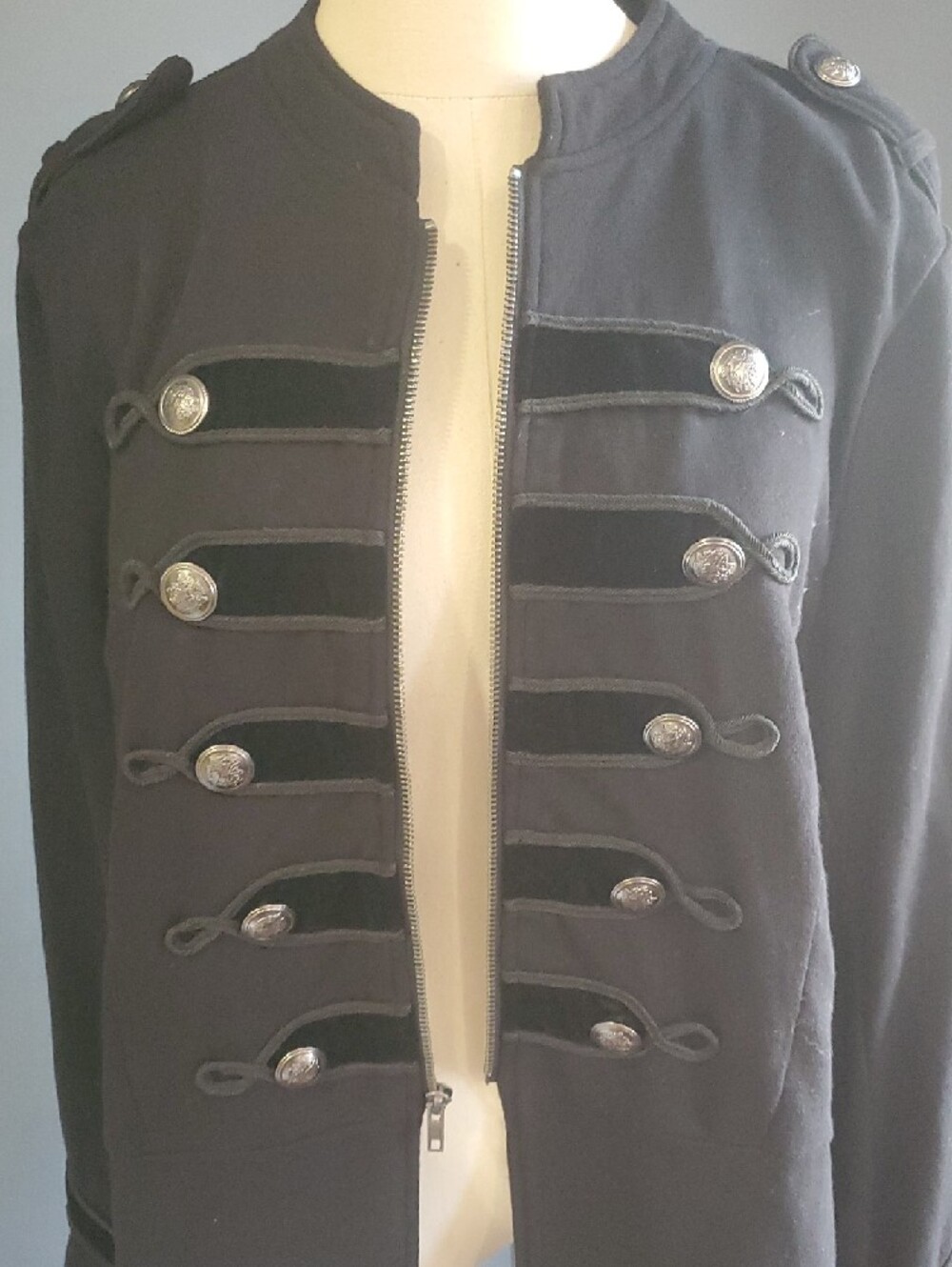torrid Black Military Jacket Size 2 - Picture 8 of 17